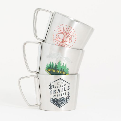 United By Blue Insulated Steel Mugs